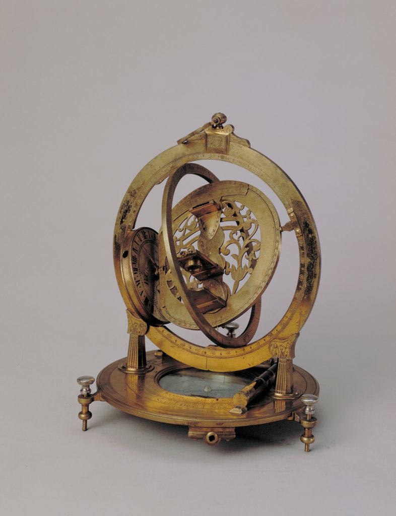 图片[1]-Copper plated equatorial sundial-China Archive